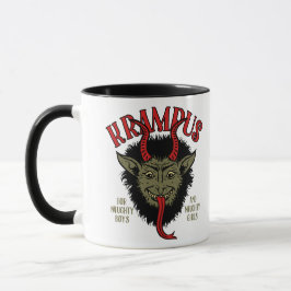 Krampus Face Naughty Tasse