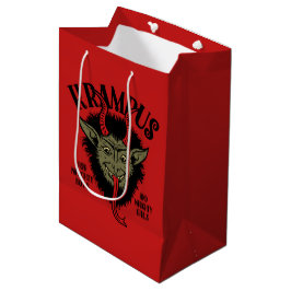 Krampus font face au sac vilain de cadeau