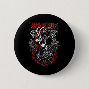 Krampus Frohe Weihnachten Urlaub Weihnachten Horro Button