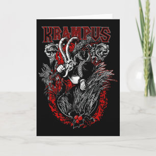 Krampus Frohe Weihnachten Urlaub Weihnachten Horro Karte