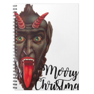 Krampus fröhliche Weihnachten Notizblock