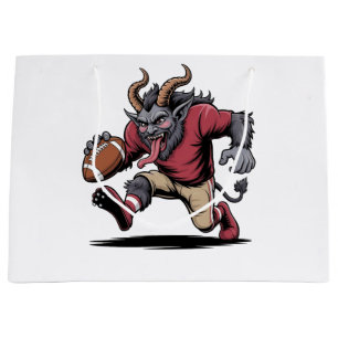 Krampus Fußball Weihnachtsfeier Weihnachten Fitnes Große Geschenktüte