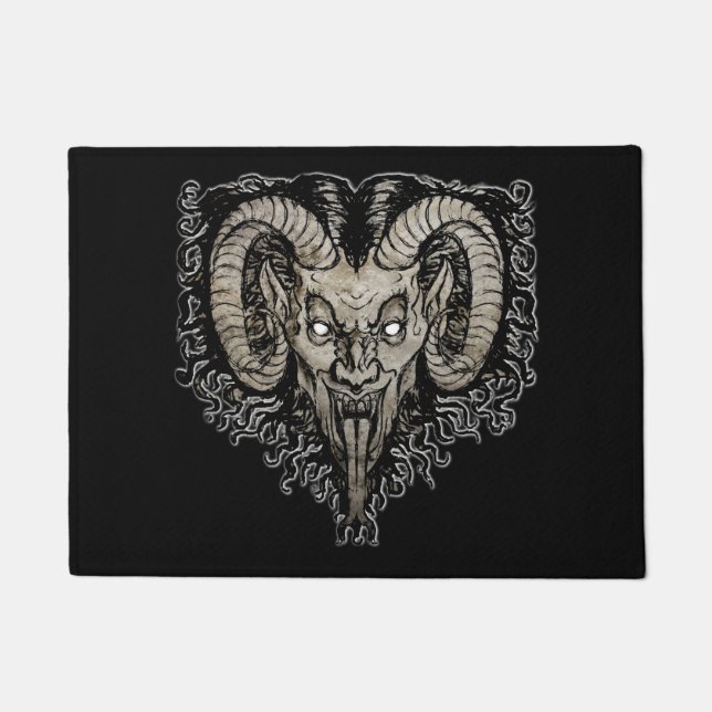 Krampus Fußmatte (Vorderseite)