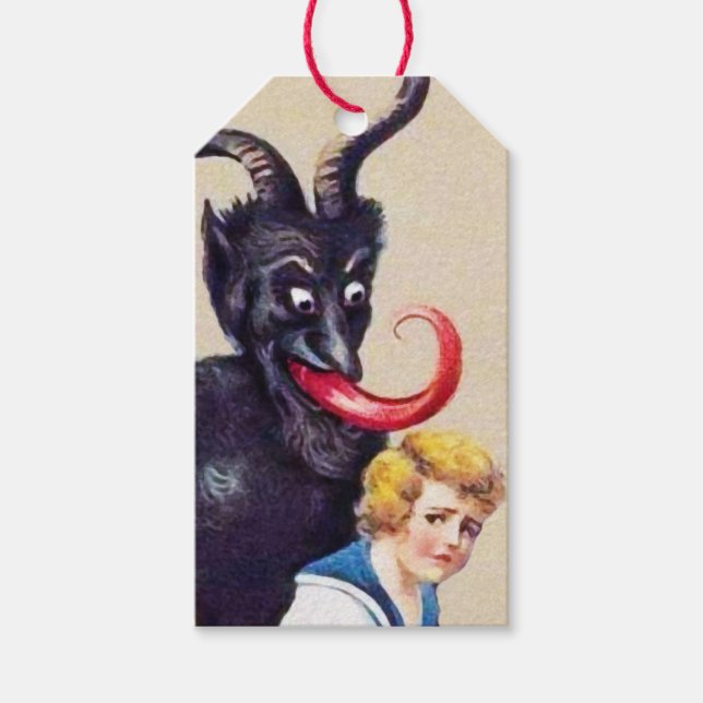 Krampus Geschenkanhänger (Vorderseite)
