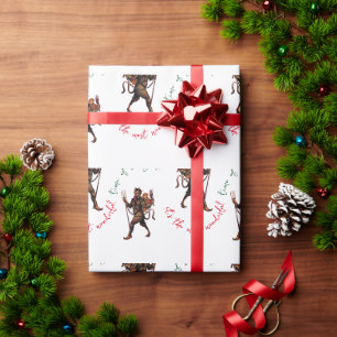 Krampus Geschenkpapier