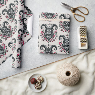 Krampus Geschenkpapier
