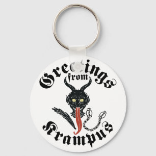 Krampus Greetings Schlüsselanhänger