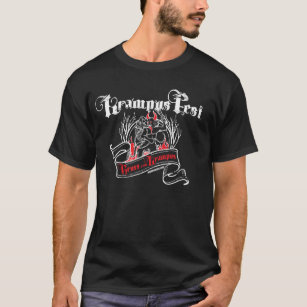 Krampus Holzschnitt (dunkle T-Shirts) T-Shirt