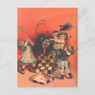 Krampus im Schachtelmann Postkarte