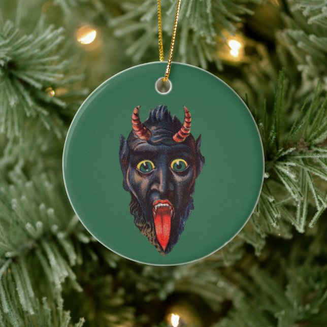 Krampus Keramik Ornament (Baum)