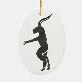 Krampus Keramik Ornament