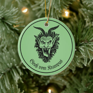 Krampus Keramik Ornament