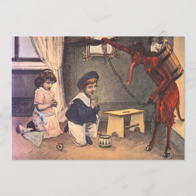 Krampus Kidnapping Bad Children (Vorderseite)