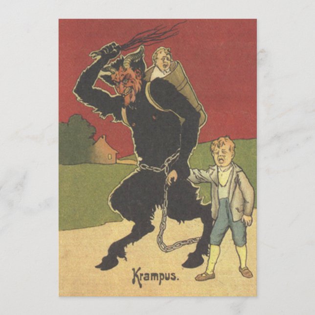 Krampus Kidnapping Children (Vorderseite)