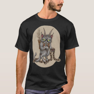 Krampus Kitty (mit Ketten) Klassischer T - Shirt
