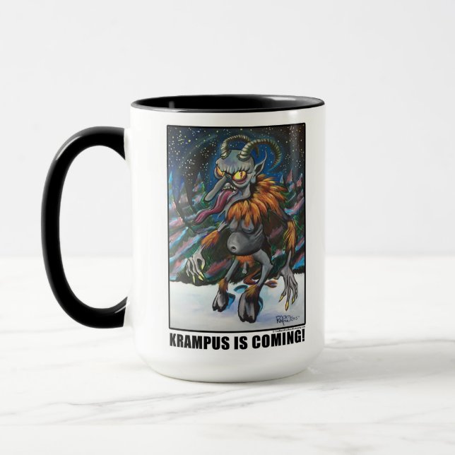 KRAMPUS KOMMT! Tasse (Links)