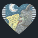 KRAMPUS NAUGHTY KINDER LIST CHRISTMAS STICKERS<br><div class="desc">WER IST IN DIESEM JAHR AUF DEINER NAUGHTY LISTE? KRAMPUS STICKERS Blatt,  Herz,  Licht blau/dunkelgrau Candy Cane Grenze ...  Suchen nach übereinstimmenden Elementen - Susan-Brack-Design</div>