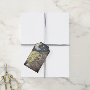 KRAMPUS NAUGHTY LIST CHRISTMAS GIFT TAGS Anpassen Geschenkanhänger