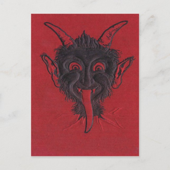 Krampus Postkarte (Vorderseite)