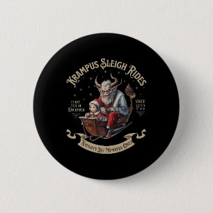 Krampus Sleigh Rides Button