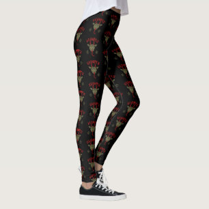 Krampus stellen freches gegenüber leggings