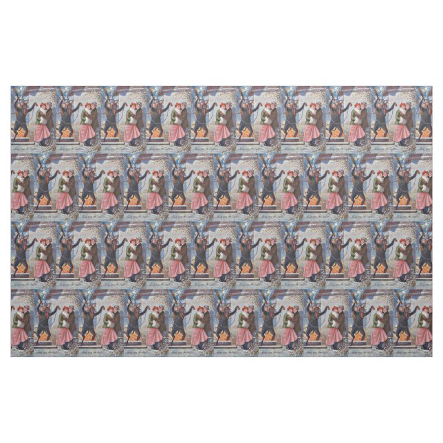Krampus Strafe für schlechte Erwachsene Stoff (Yard (91,4 cm))
