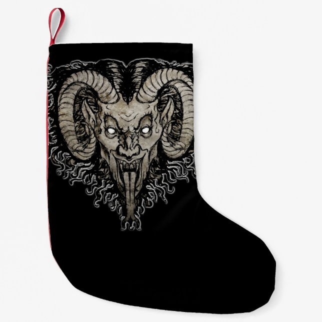 Krampus-Strumpf Kleiner Weihnachtsstrumpf (Vorderseite)