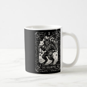 Krampus Tarot-Kartendesign Weihnachtszeit Böse Pa Kaffeetasse