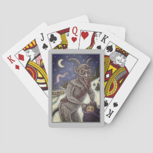 KRAMPUS & UNARTIGE KINDER, GRUSELIGE WEIHNACHTSGES SPIELKARTEN