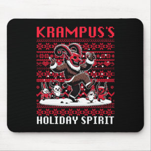 Krampus Urlaubsgeist-Design Weihnachtszeit Böse Mousepad