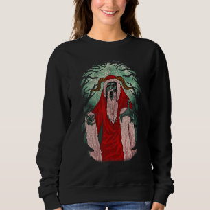 Krampus Vintag Germanischer WeihnachtsKrampus Sweatshirt