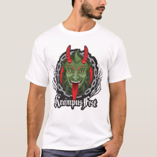 Krampus Vorlage (helle T-Shirts) T-Shirt