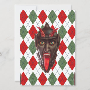 Krampus Weihnachten Karo