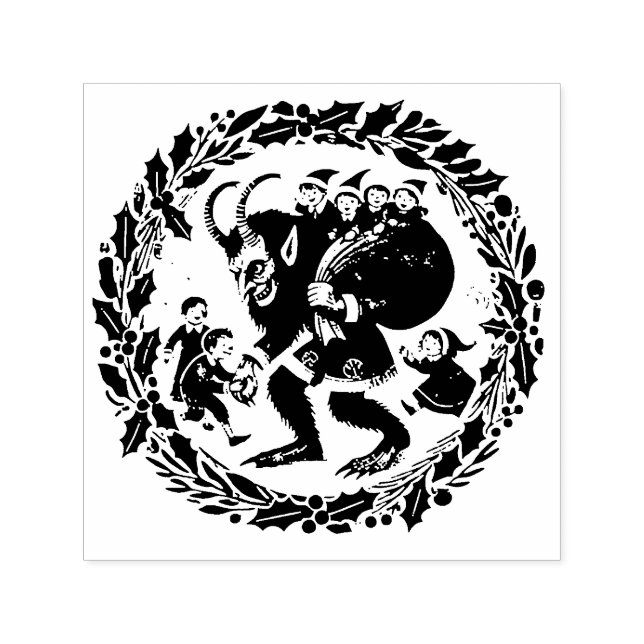 Krampus Weihnachten Permastempel (Design)