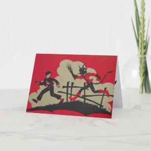 KRAMPUS-WEIHNACHTSKARTEN KARTE