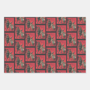 Krampus Wrapping Paper Set 2 Geschenkpapier Set