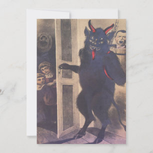 Krampusfamilie Ansammlung