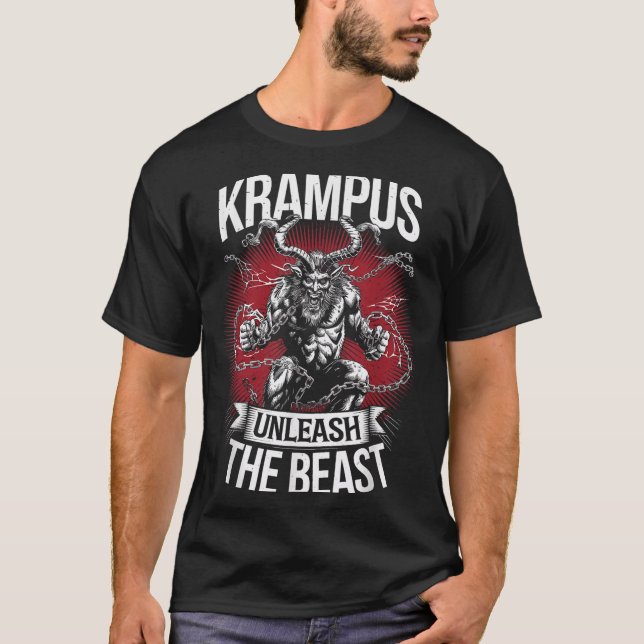 Krampusnacht Christmas Monster Krampus Lover Festi T-Shirt (Vorderseite)