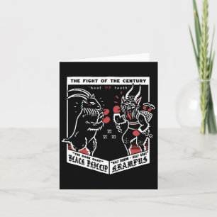 Krampusnacht Gruss Von Krampus Krampus Vs Black Ph Karte