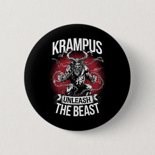 Krampusnacht Weihnachtsmonster Krampus Lover Festi Button