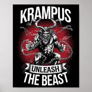 Krampusnacht Weihnachtsmonster Krampus Lover Festi Poster