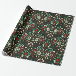 Krampuspapier | Spooky Holiday Geschenk Geschenkpapier
