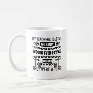 Kran-Betreiber-Job-Tasse Kaffeetasse