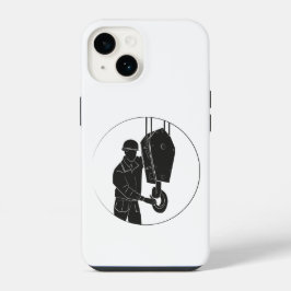 Kran-Design Handy Hülle iPhone 14 Hülle