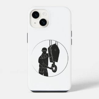 Kran-Design Handy Hülle iPhone 14 Hülle