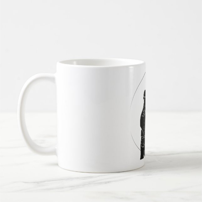 Kran-Design Klassische Tasse (Links)