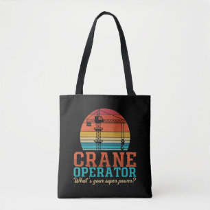 Kranbetreiber Was ist Ihr Supermachtarbeiter? Tasche