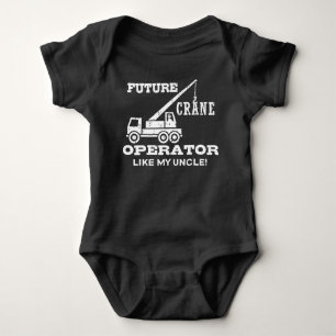 Kranbetreiber wie mein Onkel Baby Bodysuit Strampler