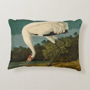 Krane Audubon Vogelmalerei Zierkissen