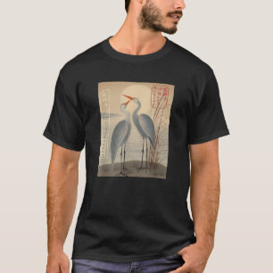 Krane der Tradition Ukiyo e japanisches T-Shirt